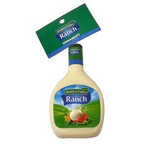 Hidden Valley Ranch Salad Dressing Collectible Christmas Ornament by Ruz